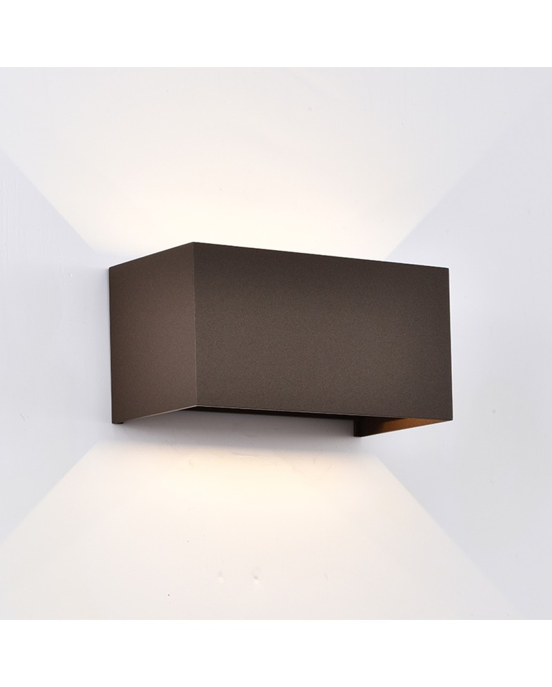 DAVOS * APLIQUE EXTERIOR LED 4x6W 4000K CORTEN